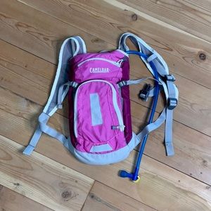 pink travel backpack